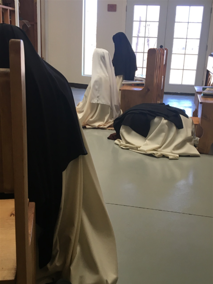 The silence is for the Carmelite, like the breathe.